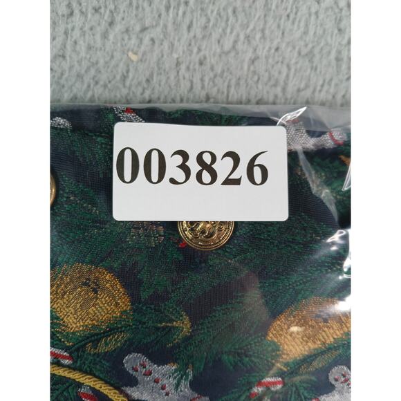 Vintage Equator Vest Adult Large Christmas Tree Holiday Ornament Tie Back - Picture 8 of 8